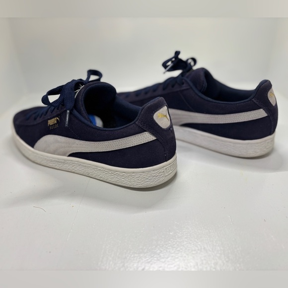 Mens Puma Classic Blue Suede size 12 - Picture 4 of 10